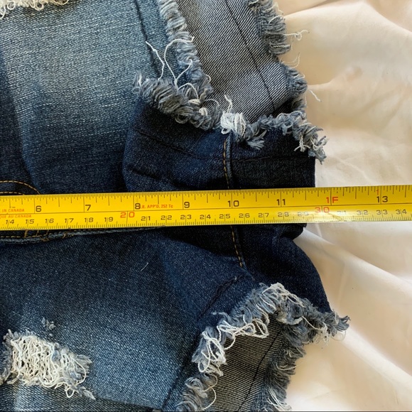 High Waisted Urban Denim Shorts with Free Belt! - Picture 8 of 8